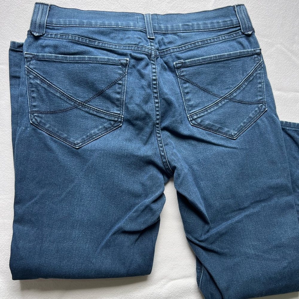 NYDJ Dark Blue Straight Leg Denim size 14 petite - Picture 8 of 8